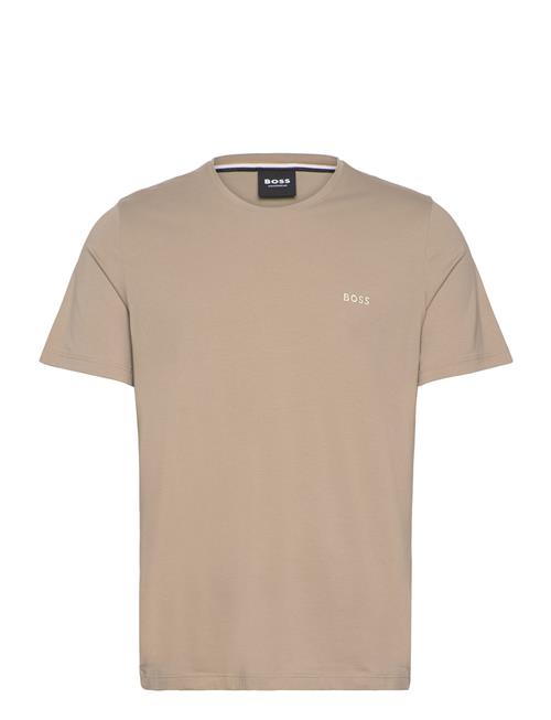 Se BOSS Mix&Match T-Shirt R BOSS Beige ved Booztlet