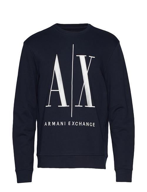 Se Armani Exchange Ax Man Sweatshirt Armani Exchange Blue ved Booztlet