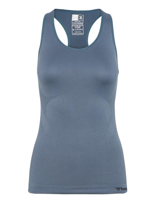 Se Hummel Hmltif Seamless Top Hummel Blue ved Booztlet