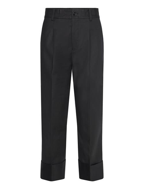 Se Lauren Ralph Lauren Double-Faced Stretch Cotton Ankle Pant Lauren Ralph Lauren Black ved Booztlet