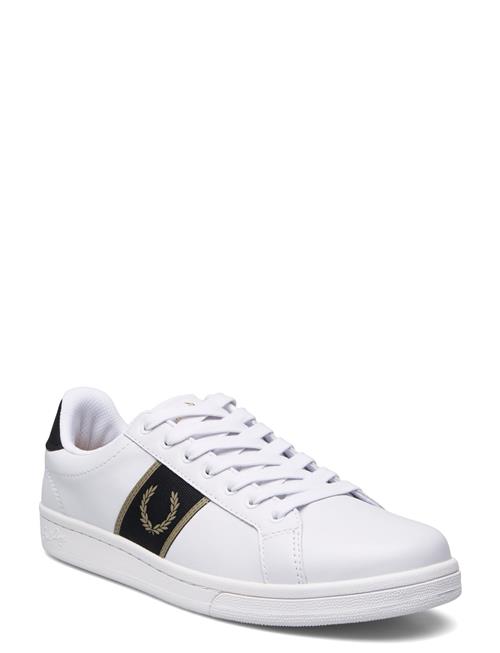 Fred Perry B721 Lthr/Brand Webbing Fred Perry White