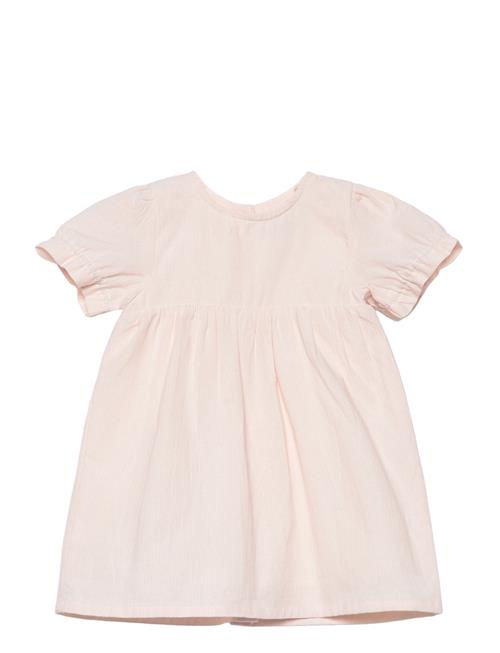 Huttelihut Dress Ss Woven Stripe Huttelihut Pink