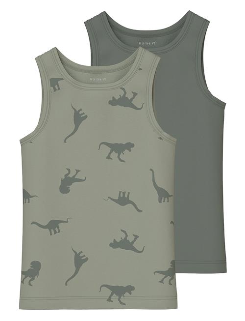 Nmmtank Top 2P Agave Green Dino Noos Name It Green