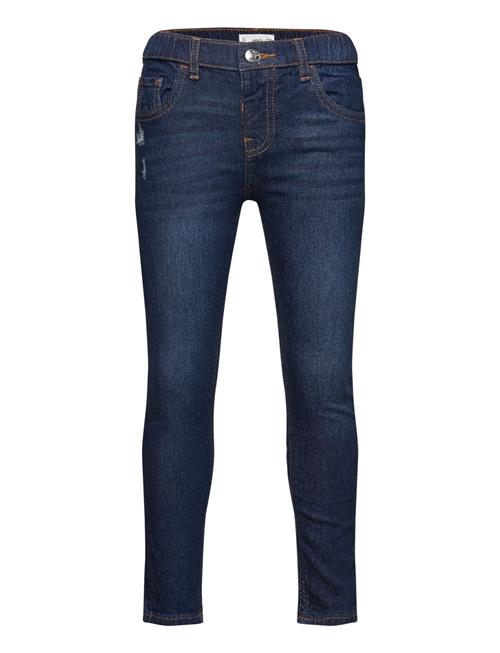 Drawstring Waist Jeans Mango Blue