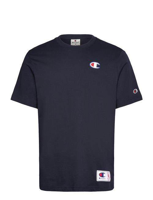 Se Champion Crewneck T-Shirt Champion Navy ved Booztlet