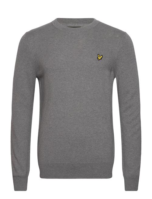 Lyle & Scott Cotton Merino Crew Neck Jumper Lyle & Scott Grey