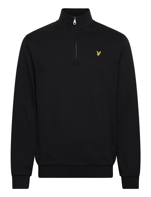 Se Lyle & Scott Loopback Quarter Zip Sweat Lyle & Scott Black ved Booztlet