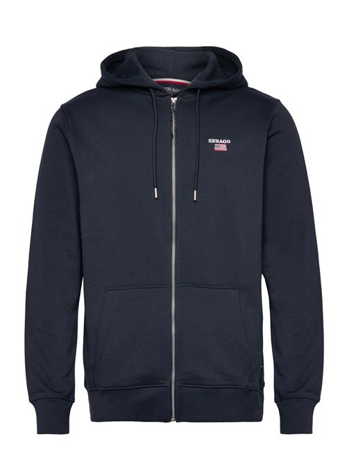 Liam Zip Hood Sebago Navy