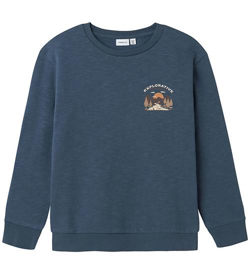 Se Name It Name It Sweatshirt - NkmOnikonta - Bering Sea ved KidsWorld