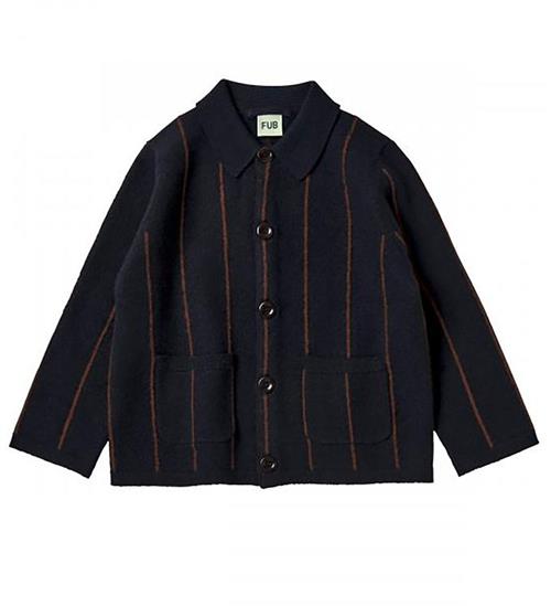 Se FUB Cardigan - Uld - Dark Navy ved KidsWorld