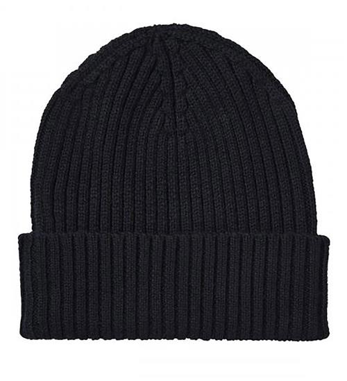 FUB FUB Hue - Uld - Rib Beanie - Dark Navy