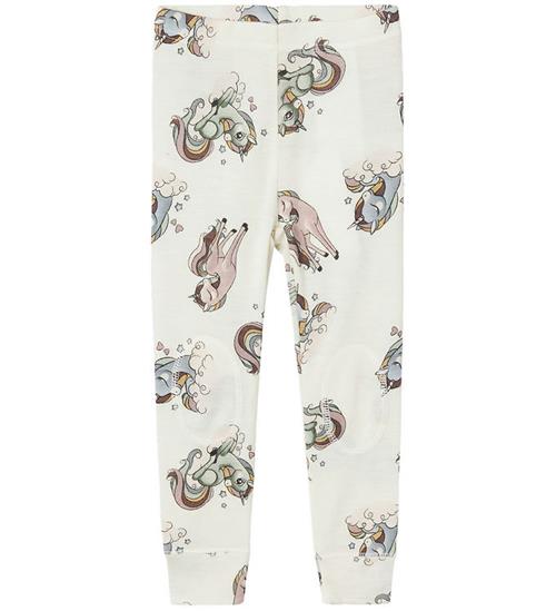 Se Name It Leggings - Uld - Noos - NmfWillitus - Snow White m. Enhj ved KidsWorld