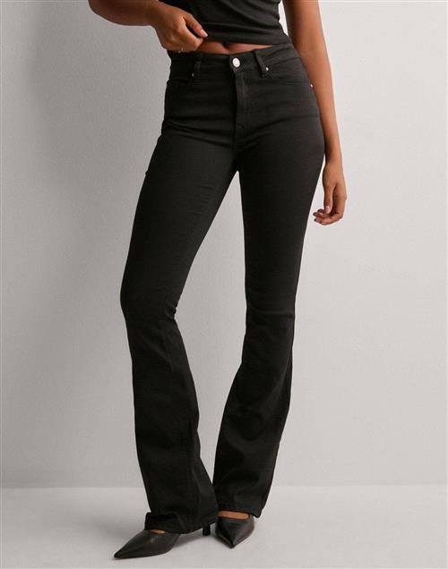 Se Vero Moda - Sort - Vmflash Mr Flared Jeans LI140 Ga No ved Nelly