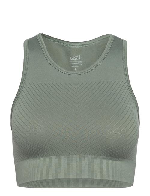 Casall Essential Block Seamless Sport Top Casall Green