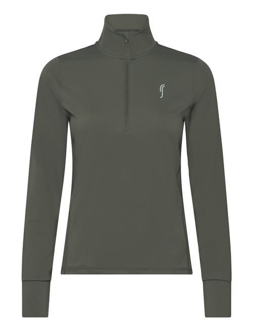 RS Sports Women’s Stretch Tech Half Zip Sweater RS Sports Khaki