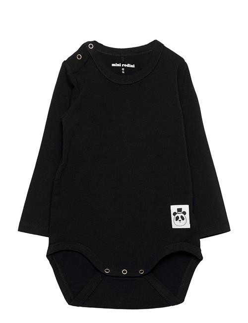 Se Mini Rodini Basic Ls Body Mini Rodini Black ved Booztlet