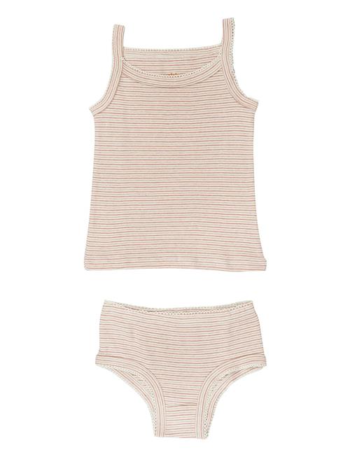 Copenhagen Colors Strap Top And Underpants Striped Copenhagen Colors Pink