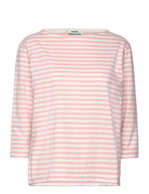 Mads Nørgaard Soft Single Stripe Silje 3/4 Tee Mads Nørgaard Pink