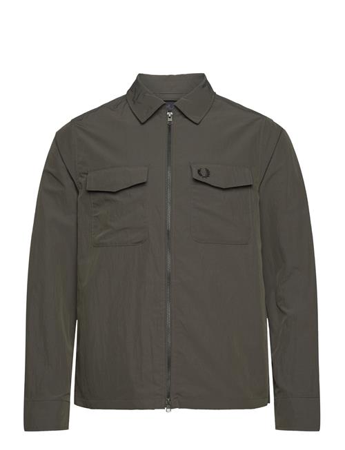 Fred Perry Zip Overshirt Fred Perry Grey