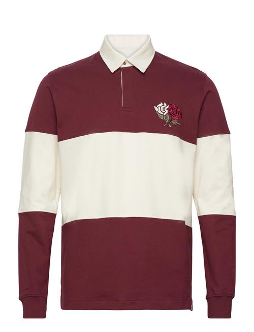 Se Les Deux Felipe Ls Rugby Shirt Les Deux Burgundy ved Booztlet