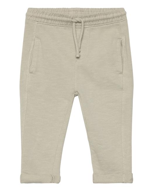 Mango Cotton Jogger-Style Trousers Mango Green