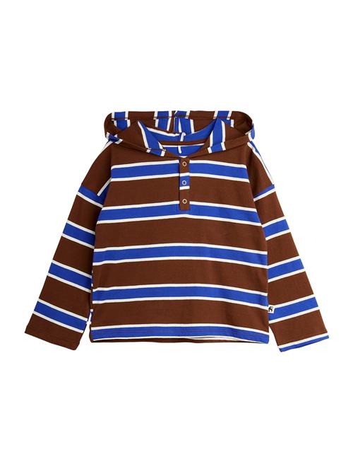 Mini Rodini Stripe Lw Hoodie Mini Rodini Brown