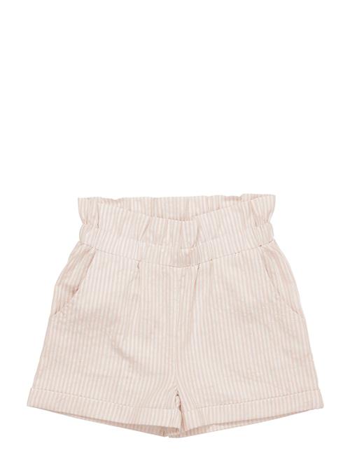 Copenhagen Colors Seersucker Shorts W. Frill Copenhagen Colors Beige