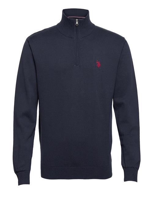 Se U.S. Polo Assn. Uspa Knit Brison Men U.S. Polo Assn. Navy ved Booztlet