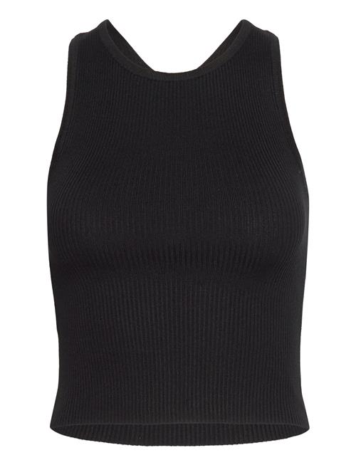 Se Mango Open Back Knitted Top Mango Black ved Booztlet