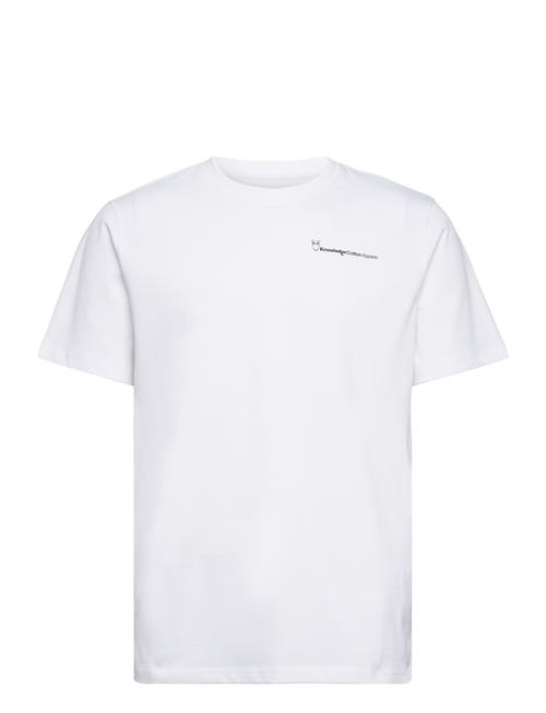 Knowledge Cotton Apparel Regular Fit Knowledge Back Print T- Knowledge Cotton Apparel White