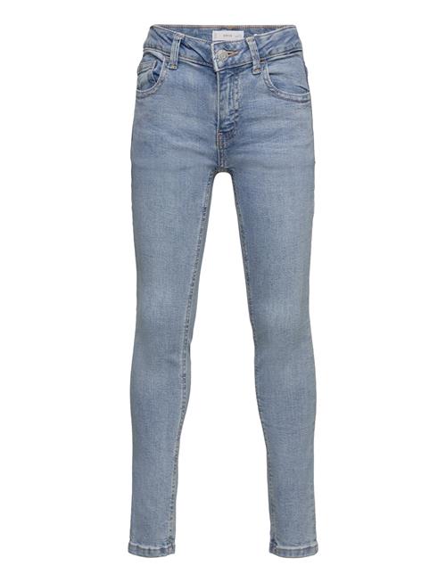 Se Mango Cotton Skinny Jeans Mango Blue ved Booztlet