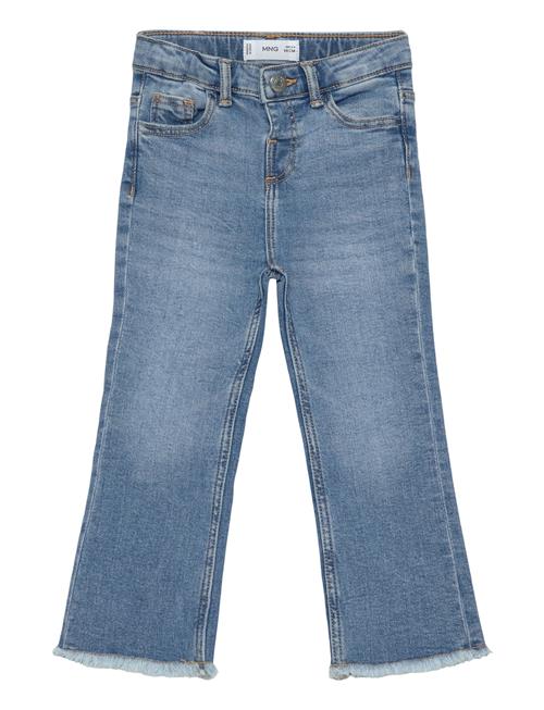 Flared Finished Jeans Mango Blue