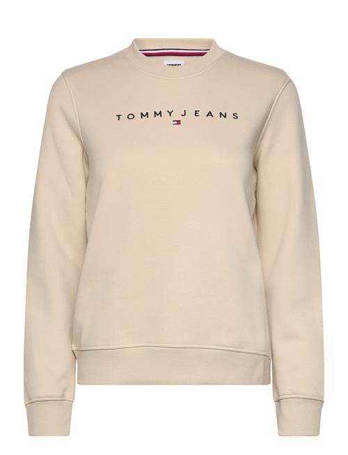 Tommy Jeans Tjw Reg Linear Crew Ext Tommy Jeans Cream