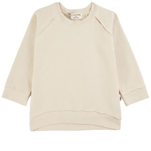 Se 1+ in the family Sweatshirt Oatmeal | Beige | 3-6 months ved Babyshop