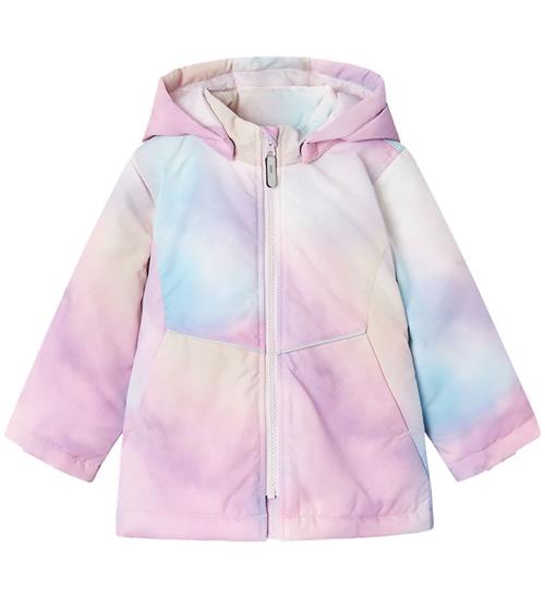 Se Name It Dynejakke - NmfMaxi - Orchid Ice/Tie Dye ved KidsWorld