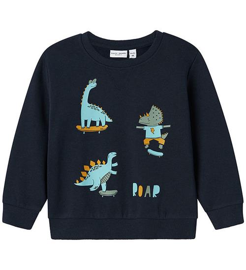 Name It Name It Sweatshirt - NmmVimo - Dark Sapphire/Dino Skate