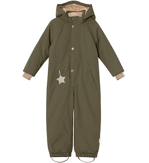 Se Mini A Ture Flyverdragt - Wanni Fleece - Olive Night ved KidsWorld