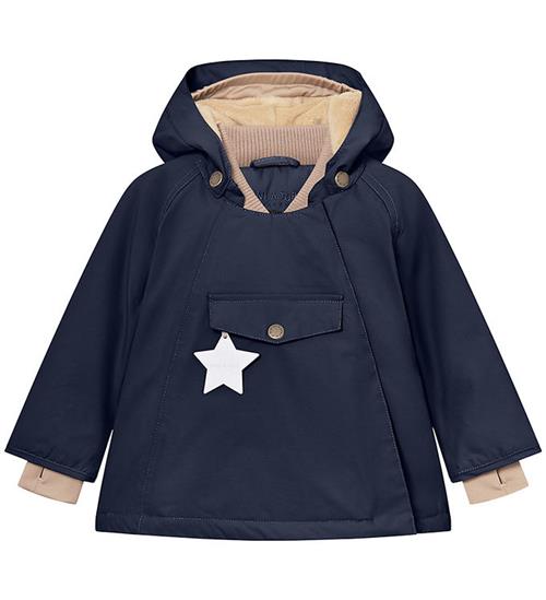 Se Mini A Ture Mini A Ture Vinterjakke - Wang Fleece - Outer Space ved KidsWorld