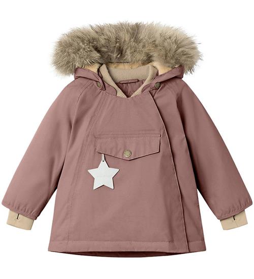 Mini A Ture Mini A Ture Vinterjakke m. Pels - Wang Fleece - Light Plum