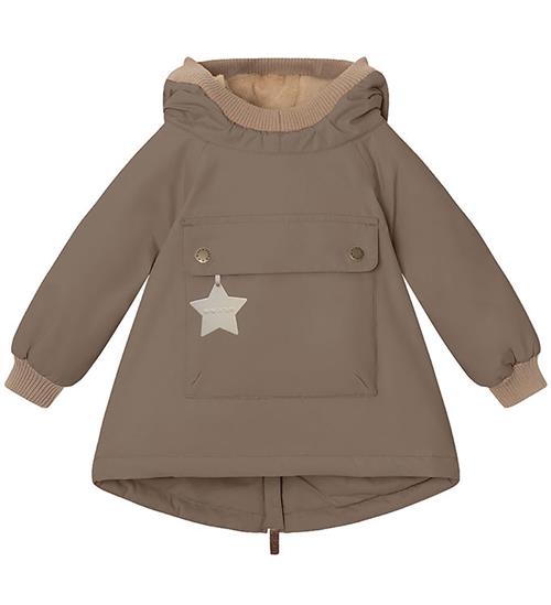 Mini A Ture Mini A Ture Vinterjakke - Babywen Fleece - Morel Grey