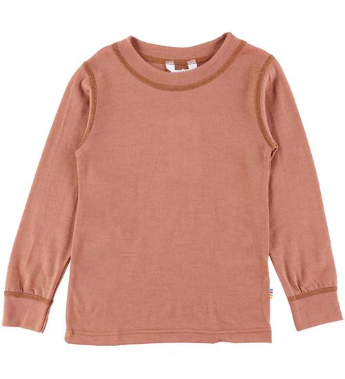 Se Joha Bluse - Uld - RÃ¸d/Brun ved KidsWorld