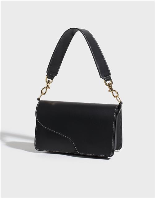 ATP ATELIER - Sort - Assisi Leather Shoulder Bag