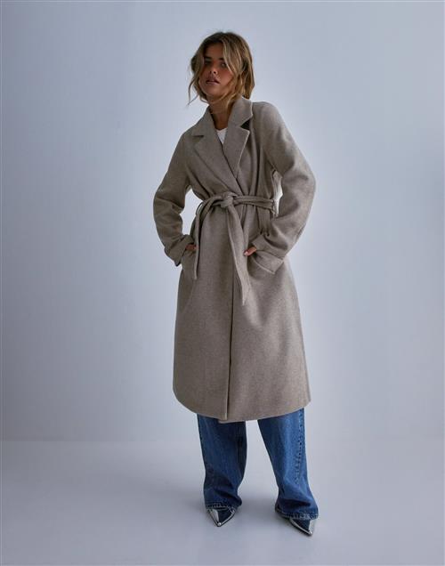 Vero Moda - Beige - Vmfortuneaya Long Coat Ga Noos