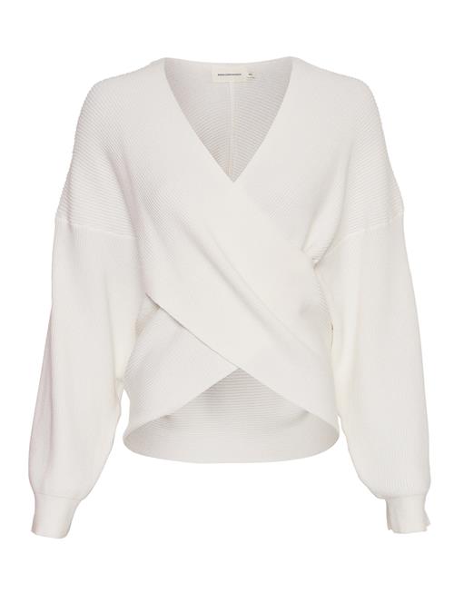 MSCH Copenhagen Mschzinelle Rachelle Wrap Pullover MSCH Copenhagen White