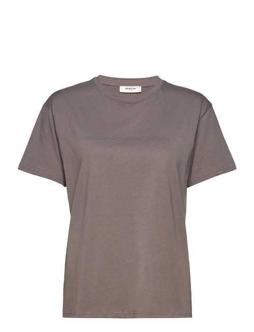 Liv Organic Logo Tee MSCH Copenhagen Grey