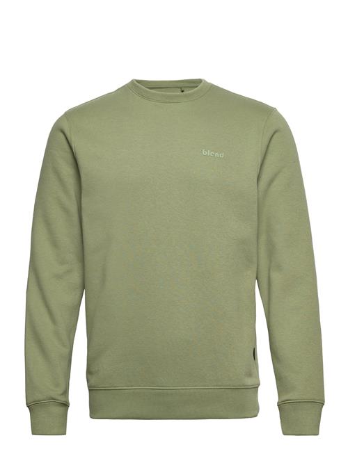 Se Blend Bhdownton Crew Neck Sweat Noos Blend Green ved Booztlet