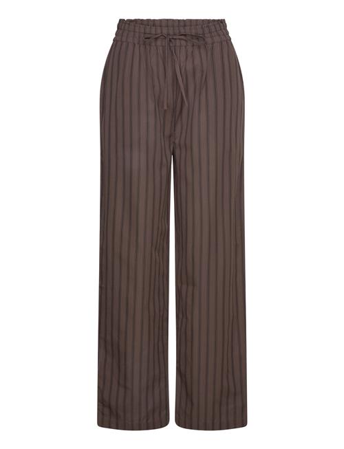 Se Moshi Moshi Mind Moon Pants Stripe Moshi Moshi Mind Brown ved Booztlet