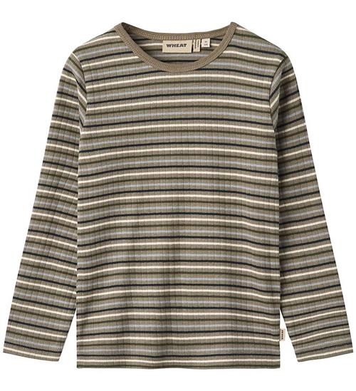 Se Wheat Wheat Bluse - Stig - Multi Stripe ved KidsWorld