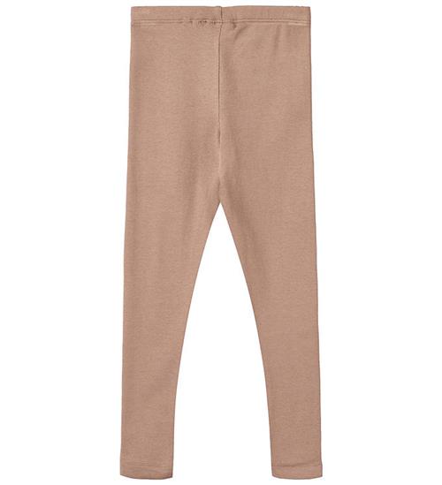 Se Wheat Leggings - Rib - Maddy - Nougat Rose ved KidsWorld