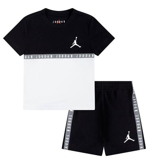 Jordan Jordan ShortssÃ¦t - Shorts/T-shirt - Sort/Hvid